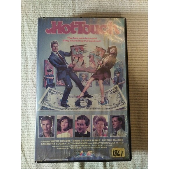 Hot Touch (VHS, 1986, Trans World Hard Case) Wayne Rogers, Marie-France Pisier - Picture 1 of 7
